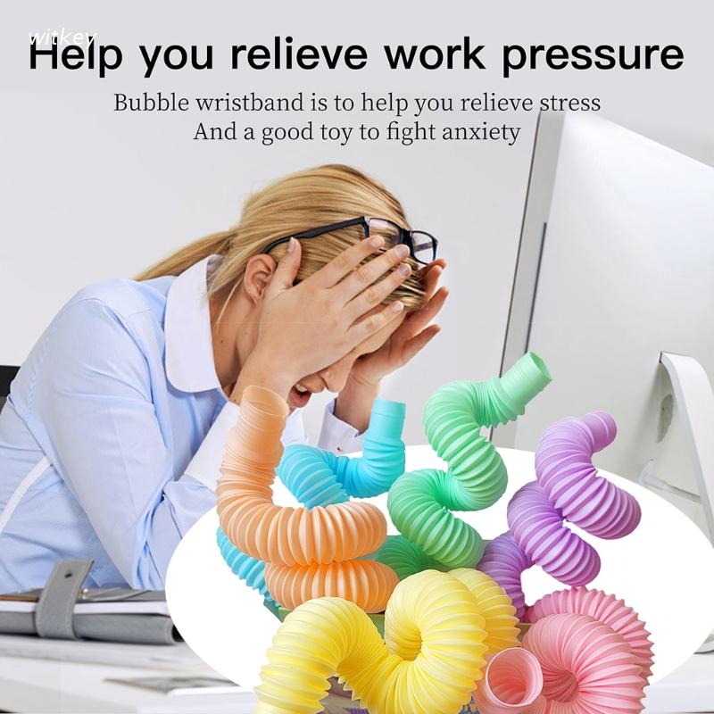 Ống Đồ Chơi Giảm Căng Thẳng Có Chuông 6 Màu L/M/S Cho Nam Nữ