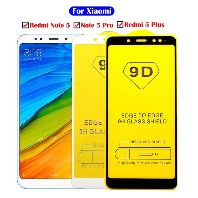 Kính Cường Lực 9D Full Màn Hình Các Dòng Xiaomi Giá Tốt - Xiaomi Redmi Note 5 Pro/5 Plus/S2/Note 6 Pro/Mi 8