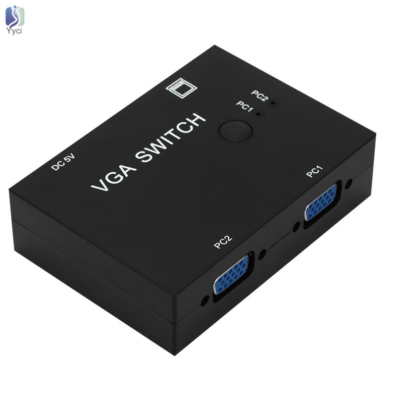 Bộ Chuyển Đổi Video 2 Cổng Vga Sang 2 Trong 1 Cho Hdtv Pc @ My