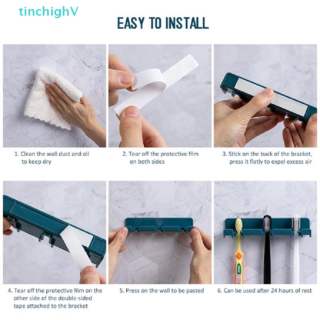 Giá Đỡ Bàn Chải Đánh Răng Nhiều Ngăn Tiện Lợi Dành Cho Phòng Tắm