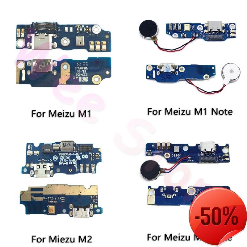 Mạch Cổng Sạc Cho Điện Thoại Meizu M1 M2 M3 M3S M5 M5S M6 Note Mini U10 U20