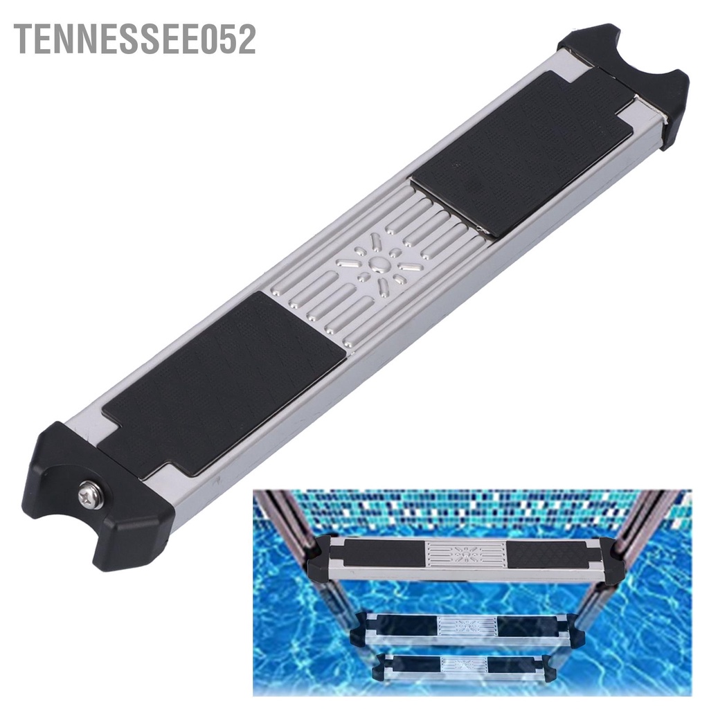 [Hàng Sẵn] Bậc thang hồ bơi Bàn đạp chống trượt bằng thép không gỉ Với phụ kiện ốc vít【Tennessee052】