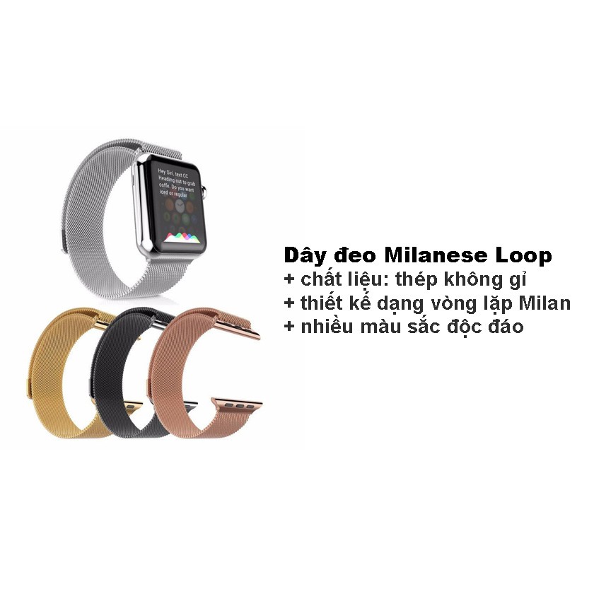 Dây Đeo Kim Loại Chống Gỉ Cho Đồng Hồ Thông Minh Apple Watch Serise 1 2 3 4 5