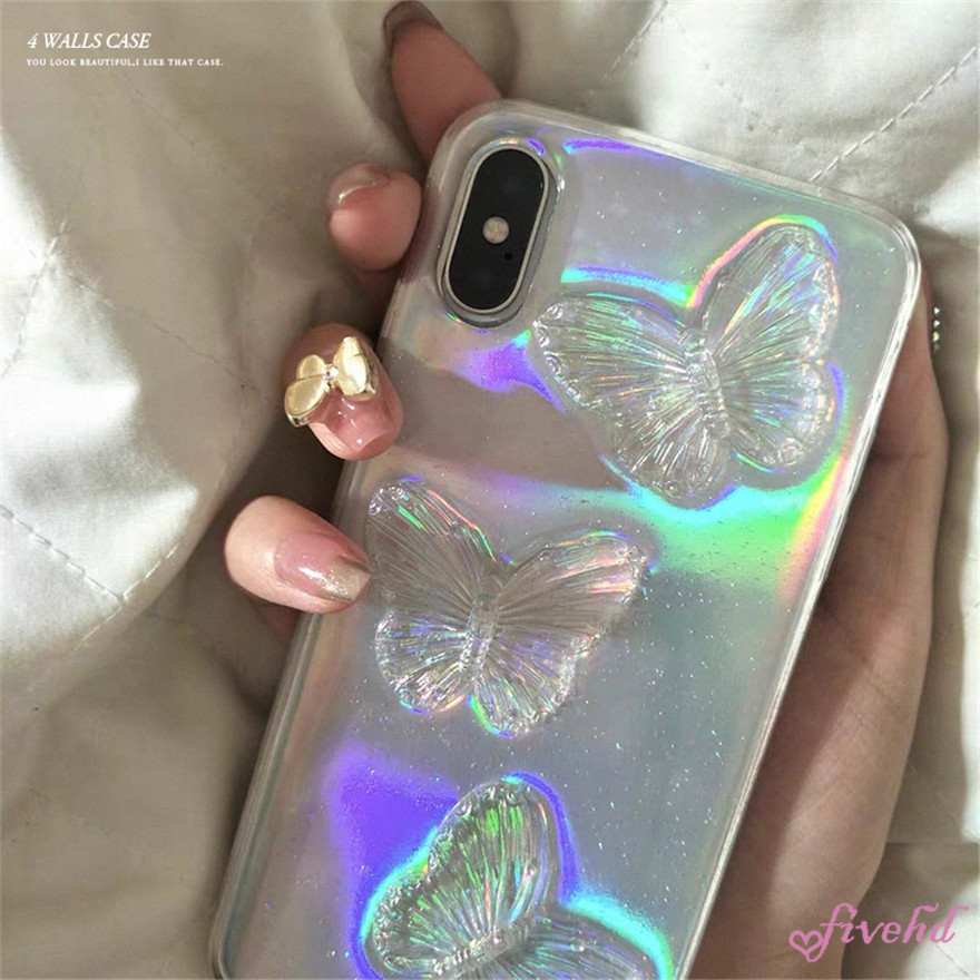 🌈Ready Stock🎁 Ốp điện thoại dẻo trong suốt hình bướm laser sáng tạo cá tính cho Samsung S20 Ultra S20 S10 + Note 20Ultra 10+ 10Pro 9 | BigBuy360 - bigbuy360.vn