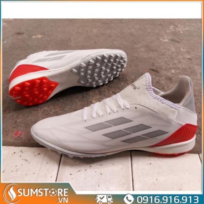 Giày Đá Bóng Nam Nữ Winbro Xspeed 2022 Cao Cấp Màu Trắng - Giày Đá Banh Cổ Cao Đinh TF TM ]