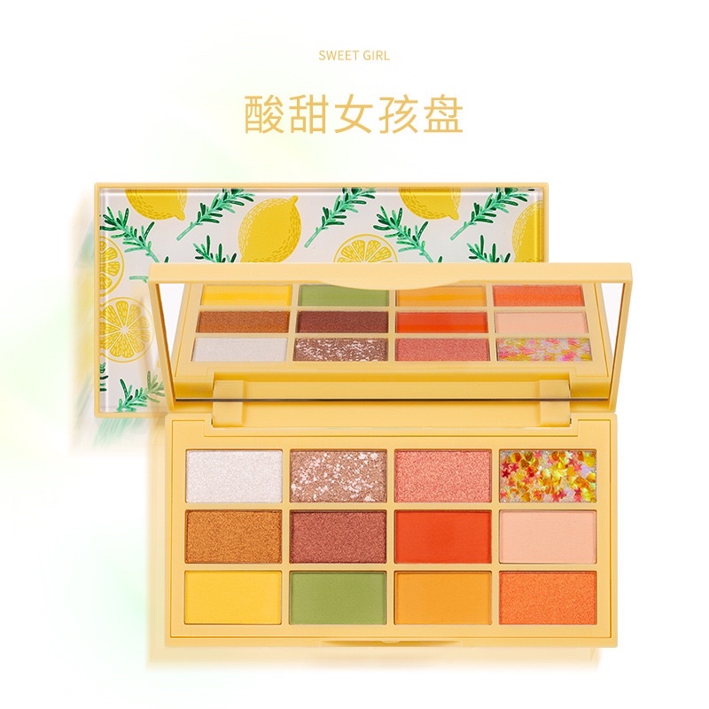 Bảng phấn mắt 12 ô màu Ulzzang xinh xắn mùa hè Colorina