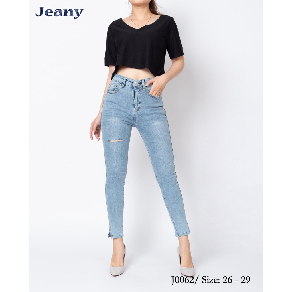 Quần Jean Rách Skinny J0062