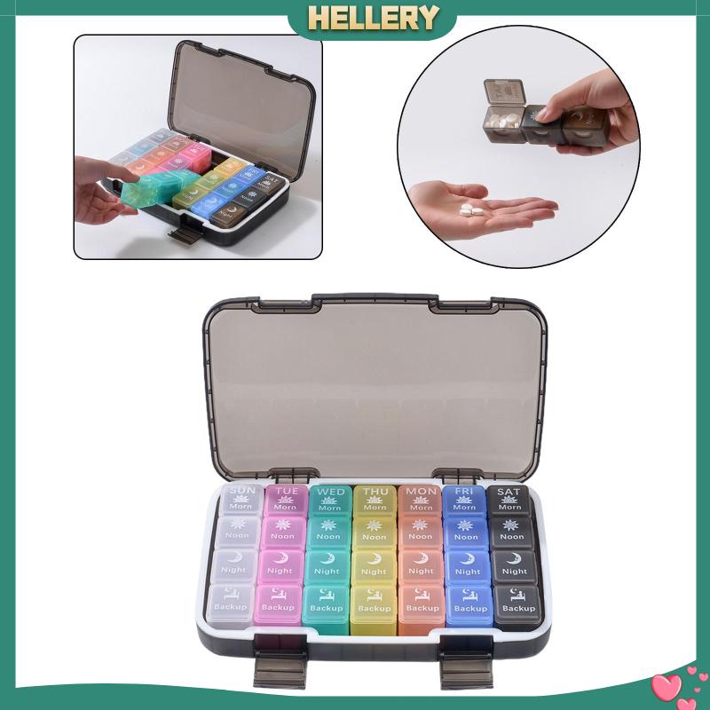 Hộp Đựng Thuốc Viên Bằng ABS Có Thể Tháo Rời Tiện Dụng Cho Người Già