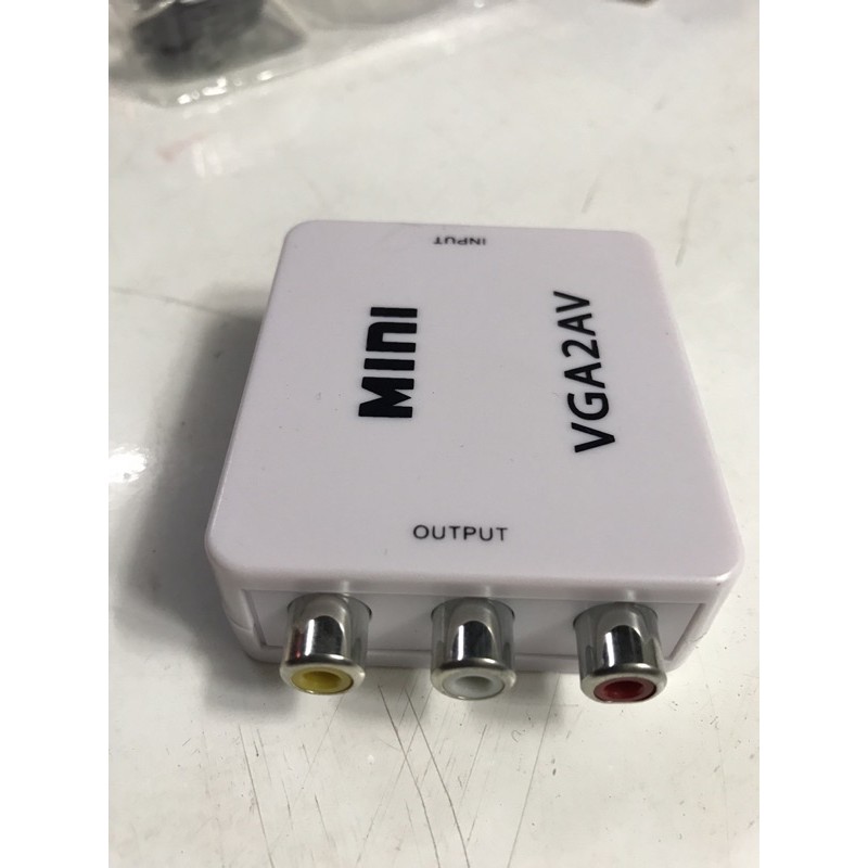 VGA to AV - xuất hình từ máy tính ra TV cổng AV