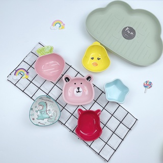 Bát ăn dặm cho bé chất liệu gốm sứ, Chén ăn dặm từ 5 tháng tuổi dung tích 30-180ml, dụng cụ ăn dặm