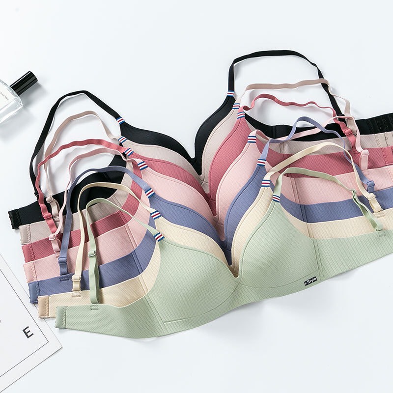 Áo Lót Ngực Thông Hơi Su Trơn Đệm Mỏng I-Style 588 AL54