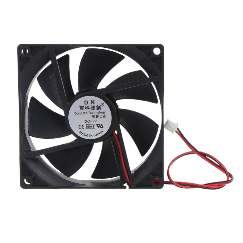 Quạt Tản Nhiệt Kép 9025 5V 12V 24V 90mm XH2 54 2Pin Cho CPU Máy Tính 90x90x