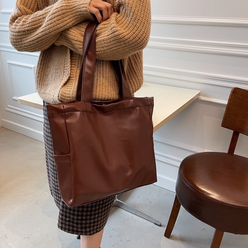 Túi Xách Màu Trơn Phong Cách retro Mới 2022 NB00431