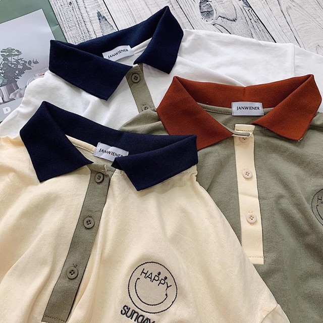 Áo Thun Polo Happy😊