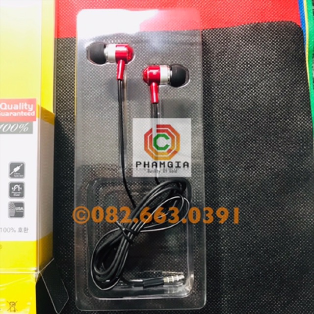 [Bảo hành 6 tháng] Tai nghe có dây dành jack cắm cổng tròn, âm thanh hay