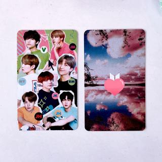 Thẻ ảnh in hình nhóm nhạc Kpop Bangtang Boys Jimin Suga xinh xắn