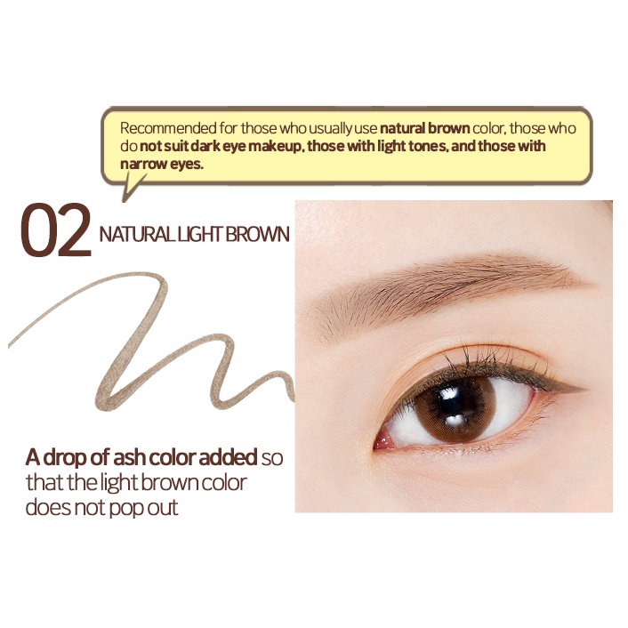 [Hàng mới về] Set 2 bút kẻ mắt 0.5g tiện dụng chất lượng cao