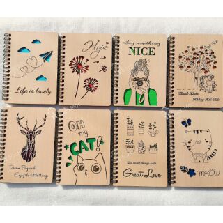 Sổ gỗ handmade (chat chọn mẫu)