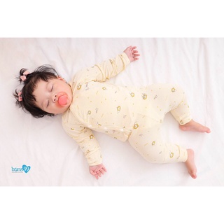 Bộ dài sơ sinh Bons99 bamboo cài chéo