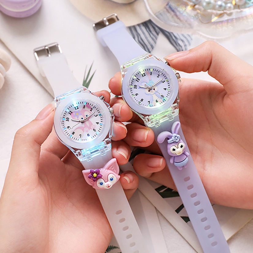 Đồng hồ đeo tay dây hình Dall LinaBell Melody/Hello Kitty đáng yêu cho trẻ em