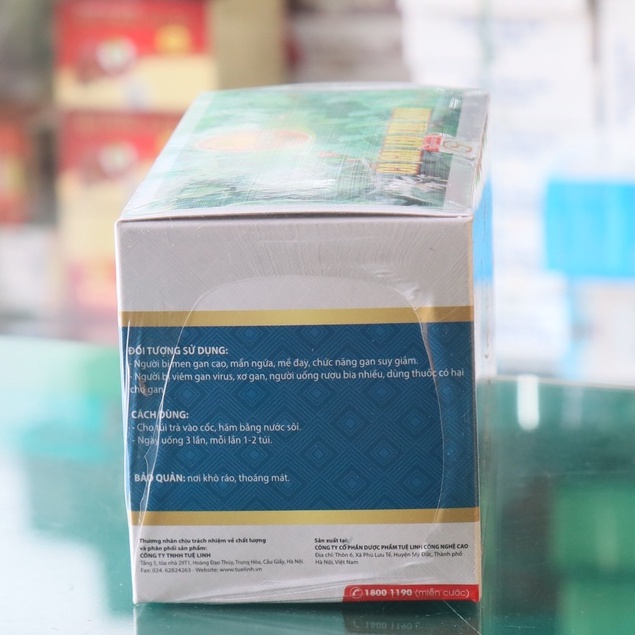 Trà Cà Gai Leo Tuệ Linh hỗ trợ tăng cường chức năng giải độc gan, bảo vệ và phục hồi các tế bào gan bị hư tổn