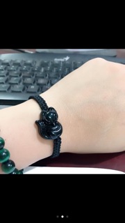 Lắc tay hồ hly tết dây