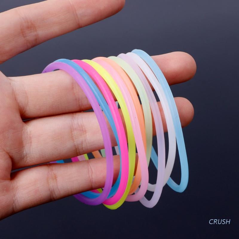 Crush Set 10 Vòng Đeo Tay Dạ Quang Phát Sáng Trong Đêm Đa Dạng Độc Đáo