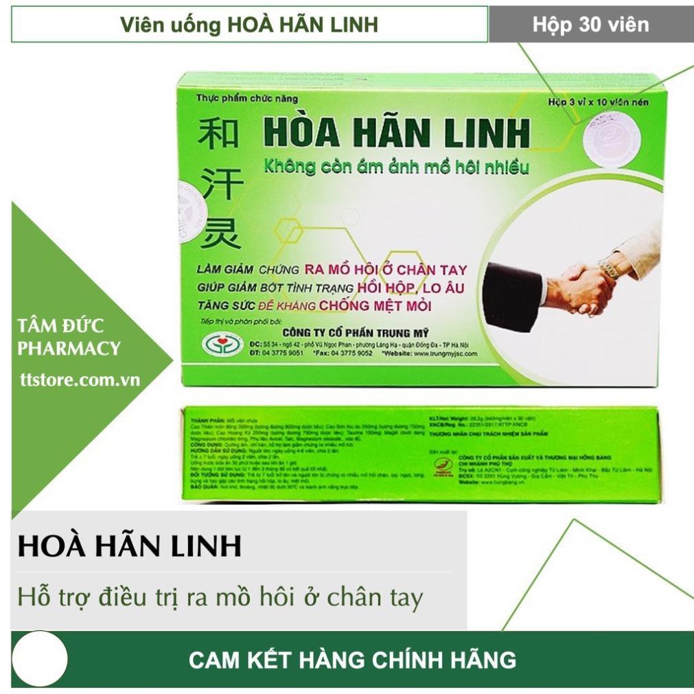 [Rẻ vô địch][TÍCH ĐIỂM] - HÒA HÃN LINH – GIẢI PHÁP “CỨU CÁNH” CHO BỆNH ĐỔ MỒ HÔI NHIỀU [Có quà tặng kèm]