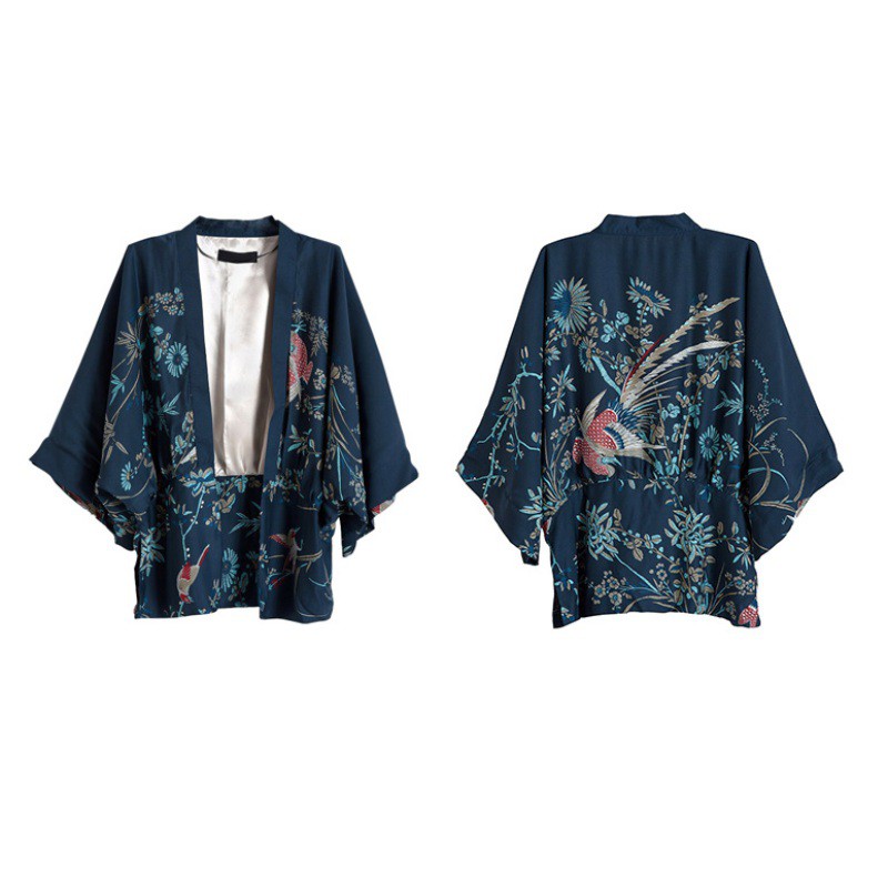 [Baywellfashion]Áo Thun Harajuku In Hình Phượng Hoàng Phong Cách Kimono | BigBuy360 - bigbuy360.vn