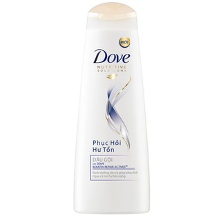 Dầu gội - Dầu xả Dove Phục hồi hư tổn, Dưỡng tóc bồng bềnh 340G/335G