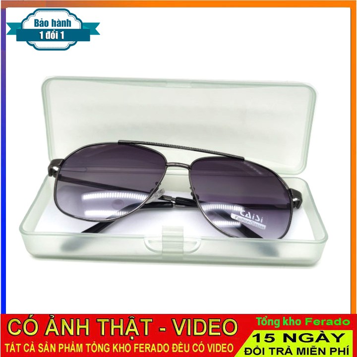 Kính mát nam nữ CAZI thời trang mắt vuông