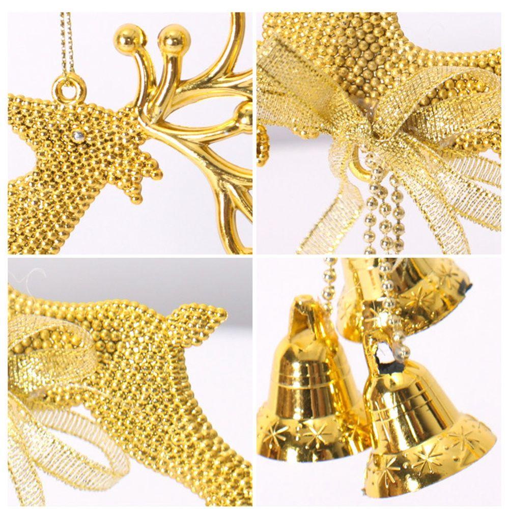 Dây Treo Trang Trí Cây Thông Noel|Chuông Giáng Sinh Hoạ Tiết Giáng Sinh