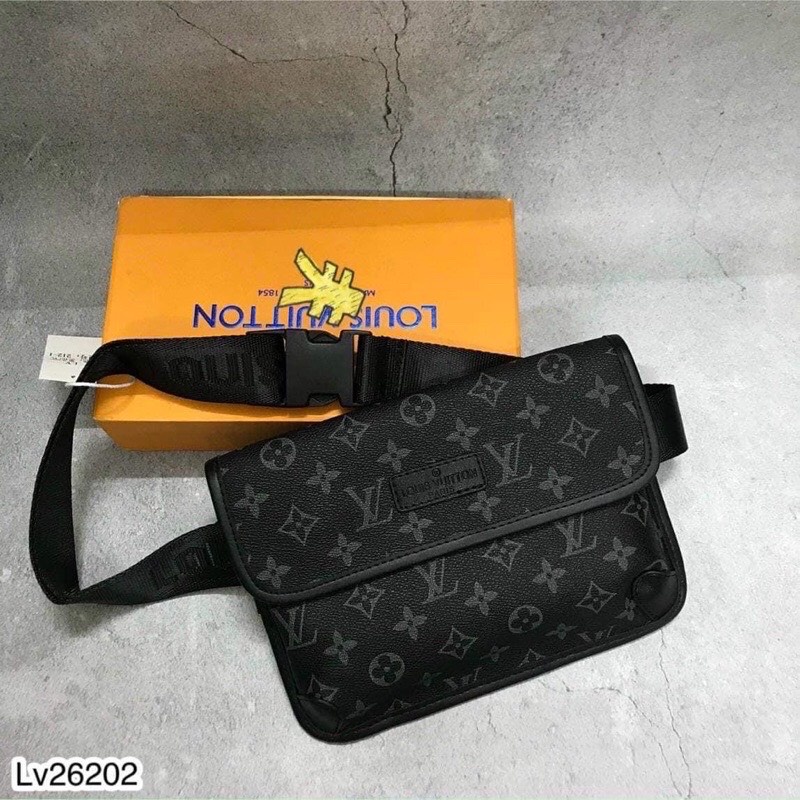 Túi Đeo Chéo LV Hoạ Tiết In Vân Nổi Cực Chất - Bag Đeo Ngực Nam Nữ Da Cao Cấp