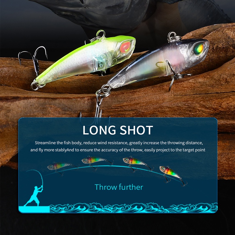 Mồi Câu Cá Giả Bằng Nhựa Cứng Mắt 3D 40mm 3.8g