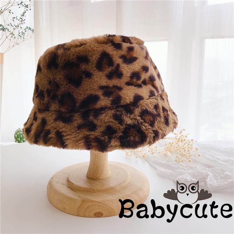 Mũ Bucket Hoạ Tiết Da Báo Dễ Thương Dành Cho Bé