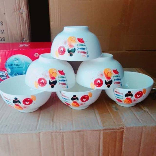 Bộ 10 chén sứ cao cấp