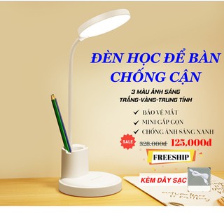 Đèn Học Chống Cận, Đèn Bàn Học Sinh Mini, Chống Ánh Sáng Xanh Bảo Vệ Mắt Hiệu Quả PAPAA.HOME
