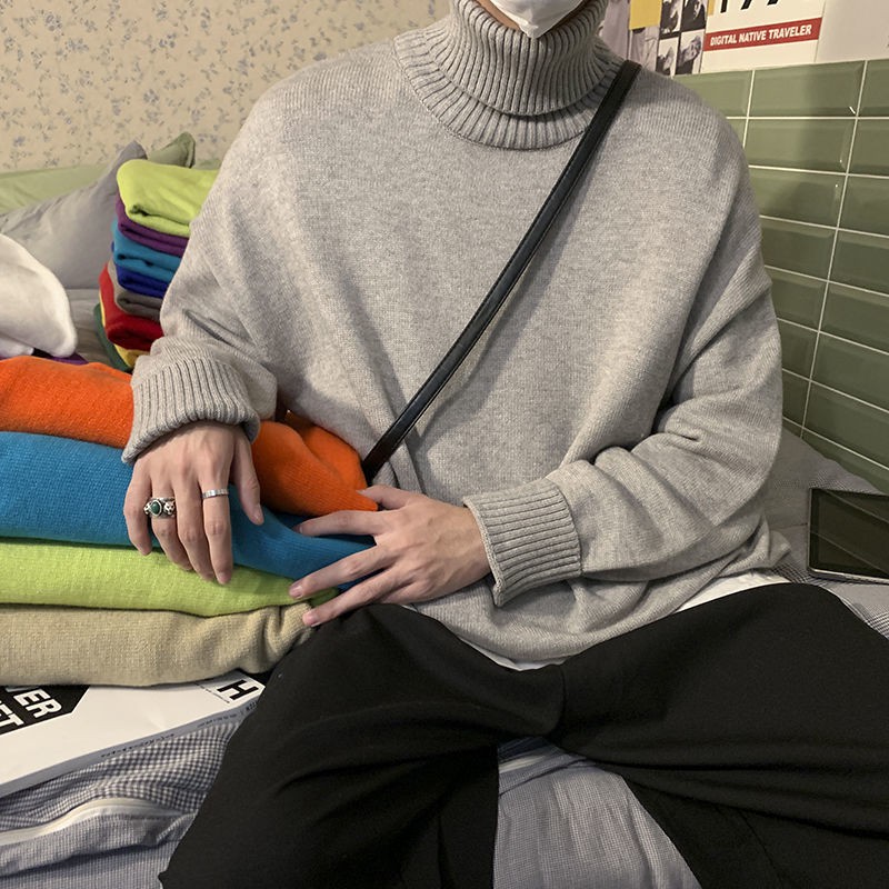 Áo thiết kế cổ lọ thời trang trẻ trung cho nam | BigBuy360 - bigbuy360.vn