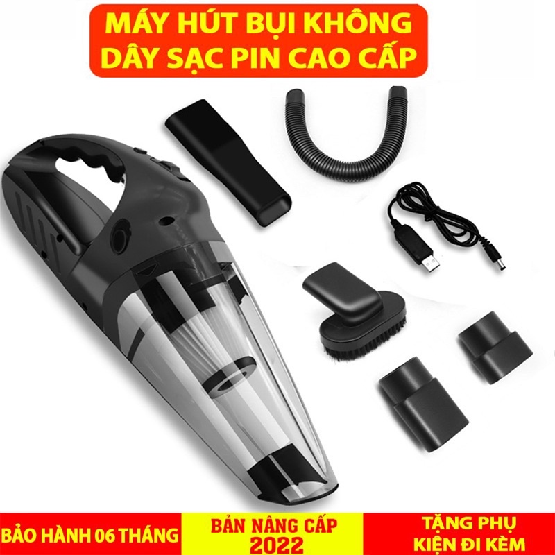 Máy hút bụi không dây cho xe hơi CARVN cao cấp - Hút mạnh, hoạt động êm ái và tiện lợi - Bảo Hành 12T - Đổi mới 30ngày