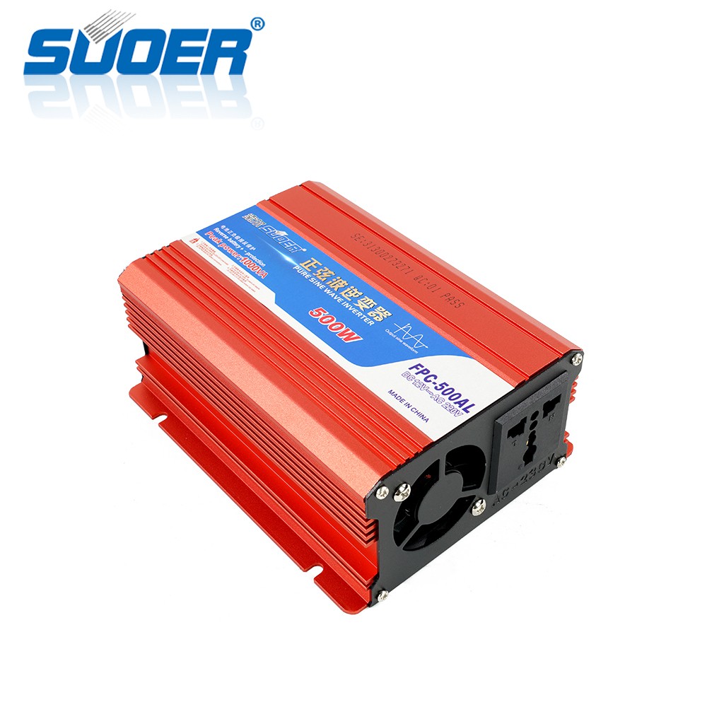 Bộ đổi điện inverter 12v sang 220v sine chuẩn 300w và 500w FPC-300AL FPC-500AL