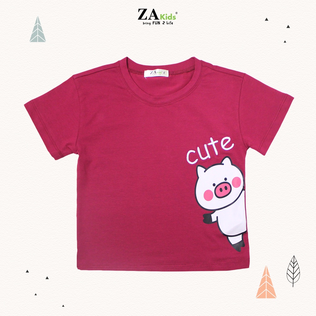Áo Thun Ngắn Tay Cho Mẹ Và Bé Gái  ZA Kids ZA22208TN
