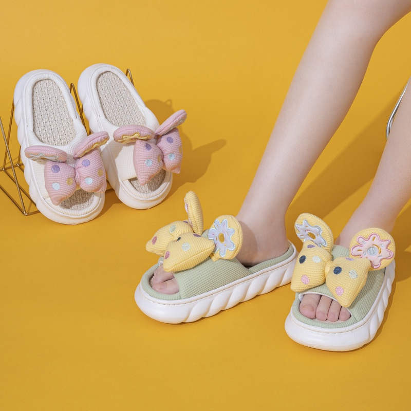 Dép Đi Trong Nhà Đế Dày Mềm Mại Thấm Hút Mồ Hôi