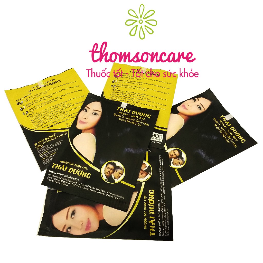 Nhuộm tóc Thái Dương - Nhuộm đen tóc từ thảo dược, an toàn, không gây dính da đầu | BigBuy360 - bigbuy360.vn