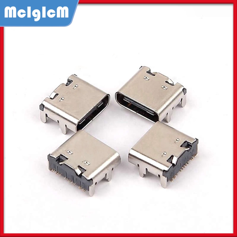 Set 5 đầu cổng USB Type-C 4 hàng đơn