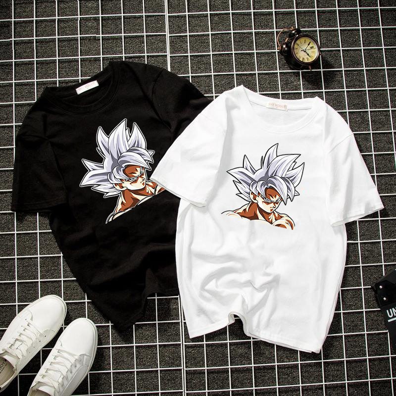 Áo thun form rộng unisex goku cá tính vải dày mịn 2019T22006