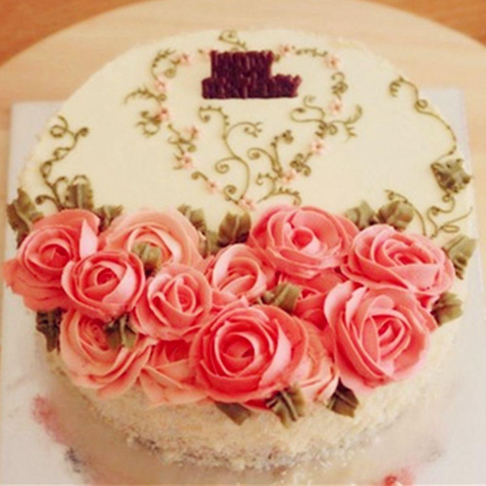 Đuôi Bắt Bông Kem Bằng Thép Không Gỉ Tạo Hình Chiếc Lá