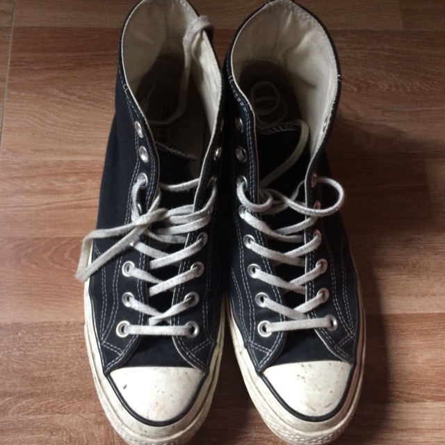 giày converse 70s chính hãng phiên bản 2018 màu đen cũ