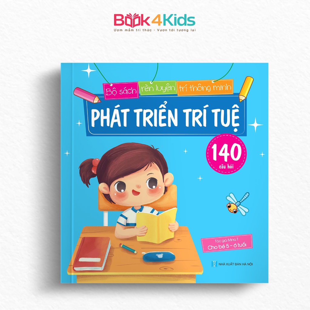 Sách - Bộ 3 Cuốn Sách Rèn Luyện Trí Thông Minh - Phát Triển Trí Tuệ - Dành Cho Trẻ 2-4, 4-5 Và 5-6 Tuổi