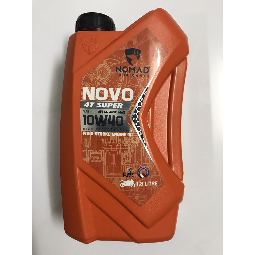 NHỚT DÀNH CHO RAIDER - SATRIA - NHỚT TỔNG HỢP TOÀN PHẦN NOMAD 1.3L - API SN - JASO MA2 - NXM033