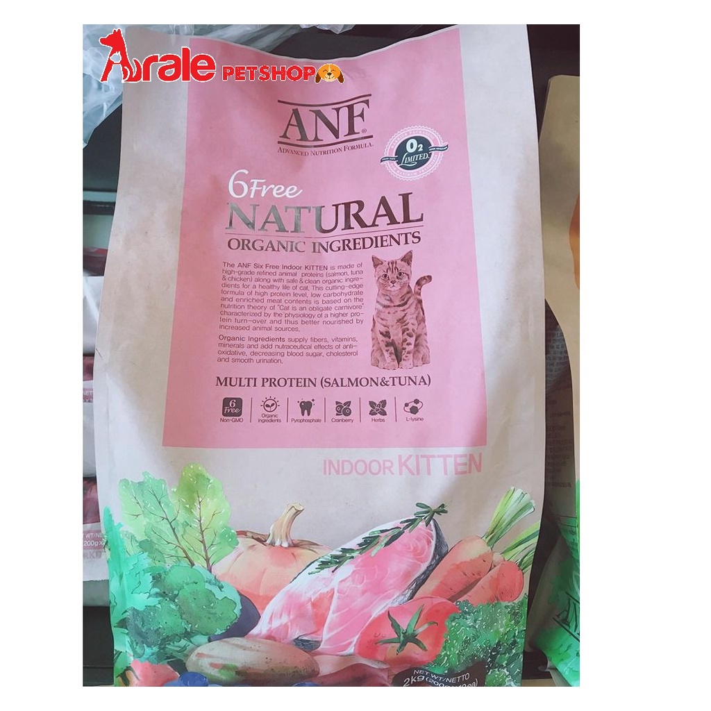 ANF - THỨC ĂN CHO MÈO CON 6 FREE INDOOR KITTEN 2kg